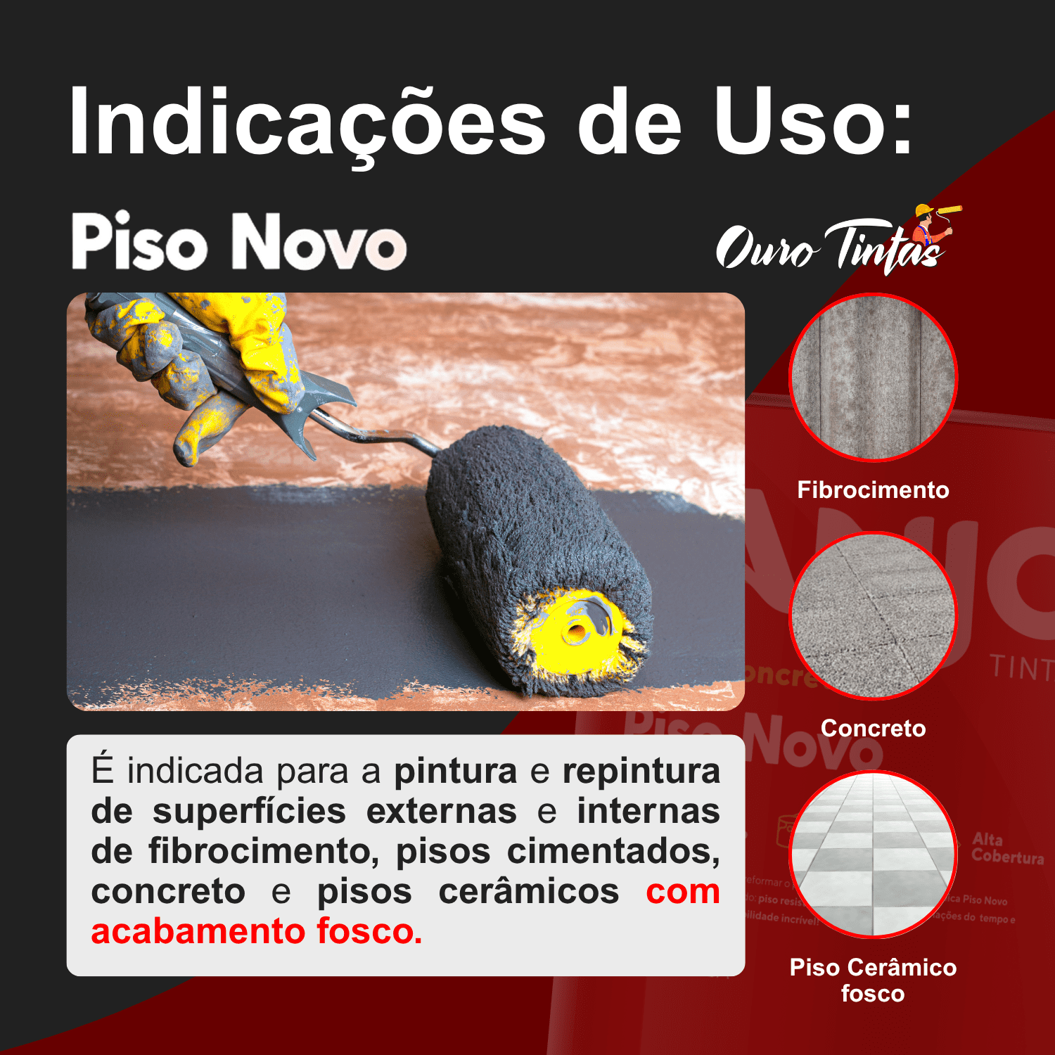 Tinta Acrílica Piso Novo - Imagem 7