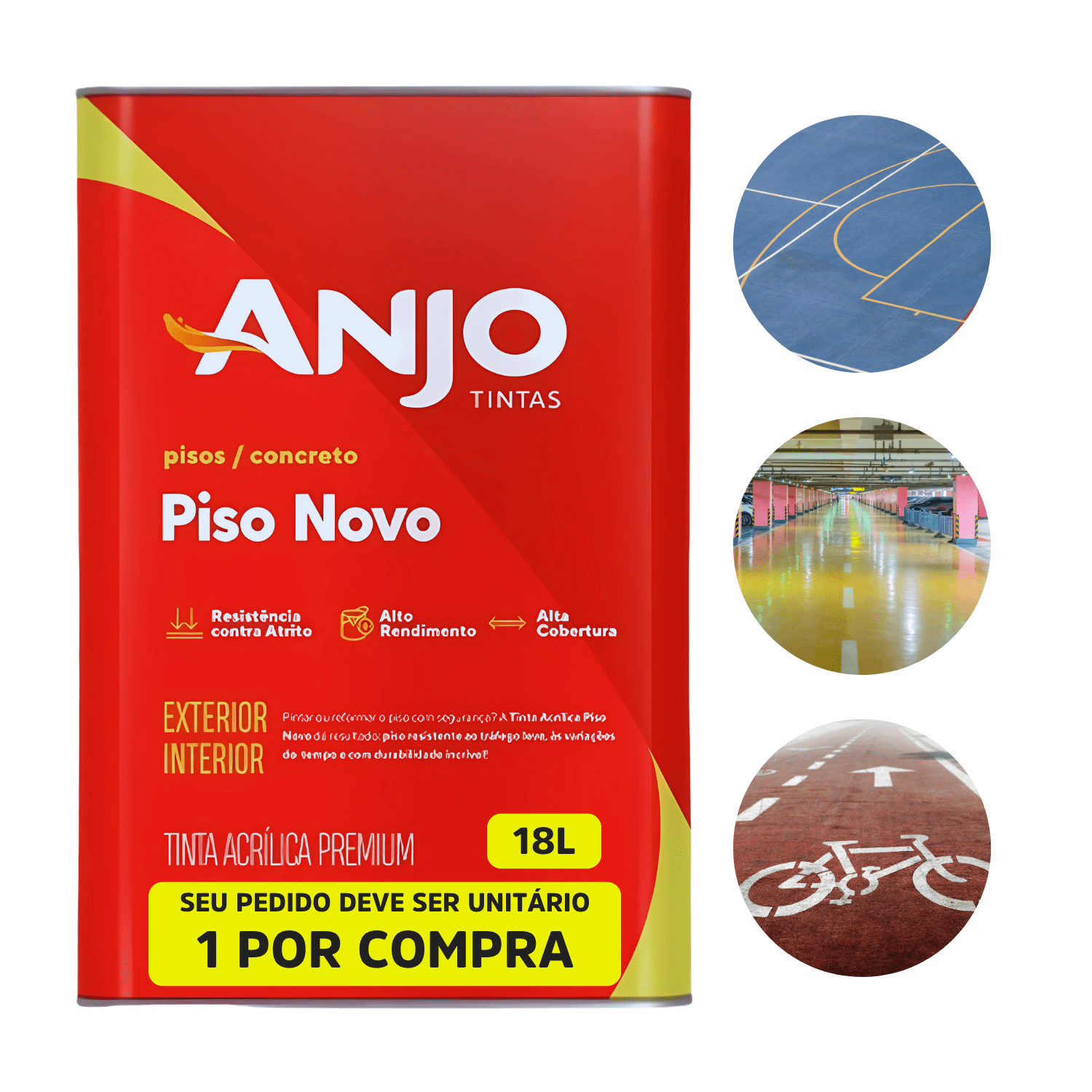 Tinta Acrílica Piso Novo - Imagem 8