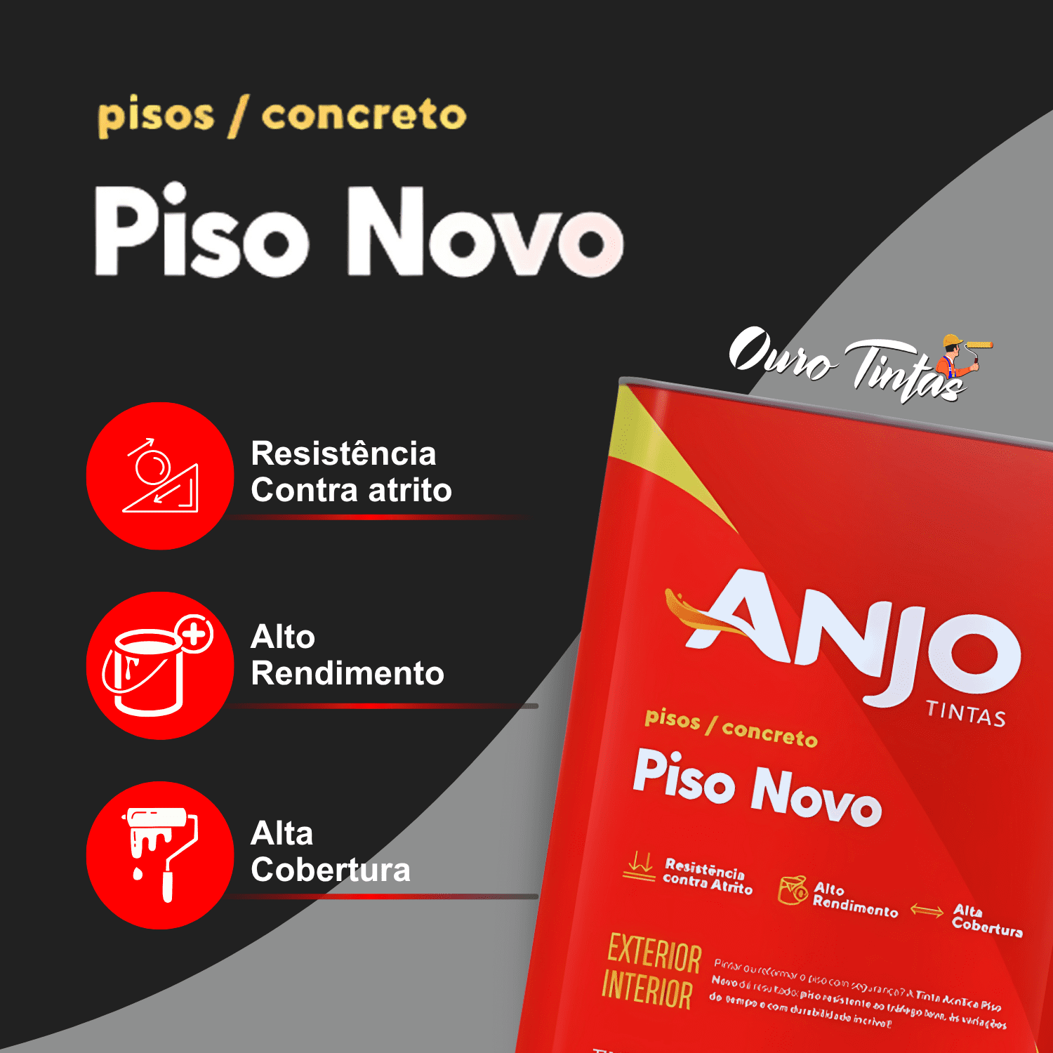 Tinta Acrílica Piso Novo - Imagem 9