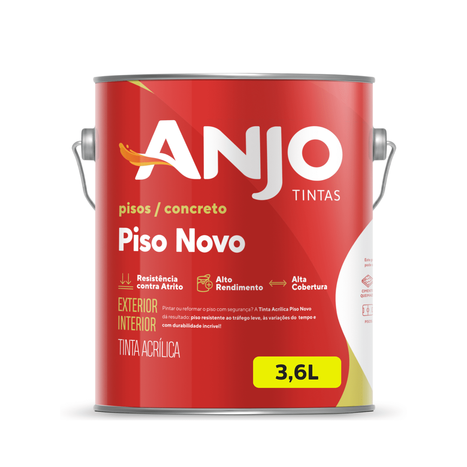 Tinta Acrílica Piso Novo - Imagem 3