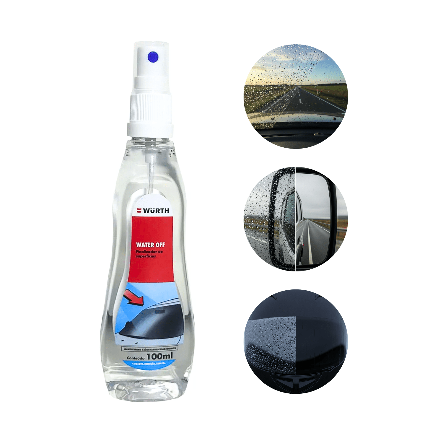 Cristalizador Water Off 100ml Wurth - Imagem 5