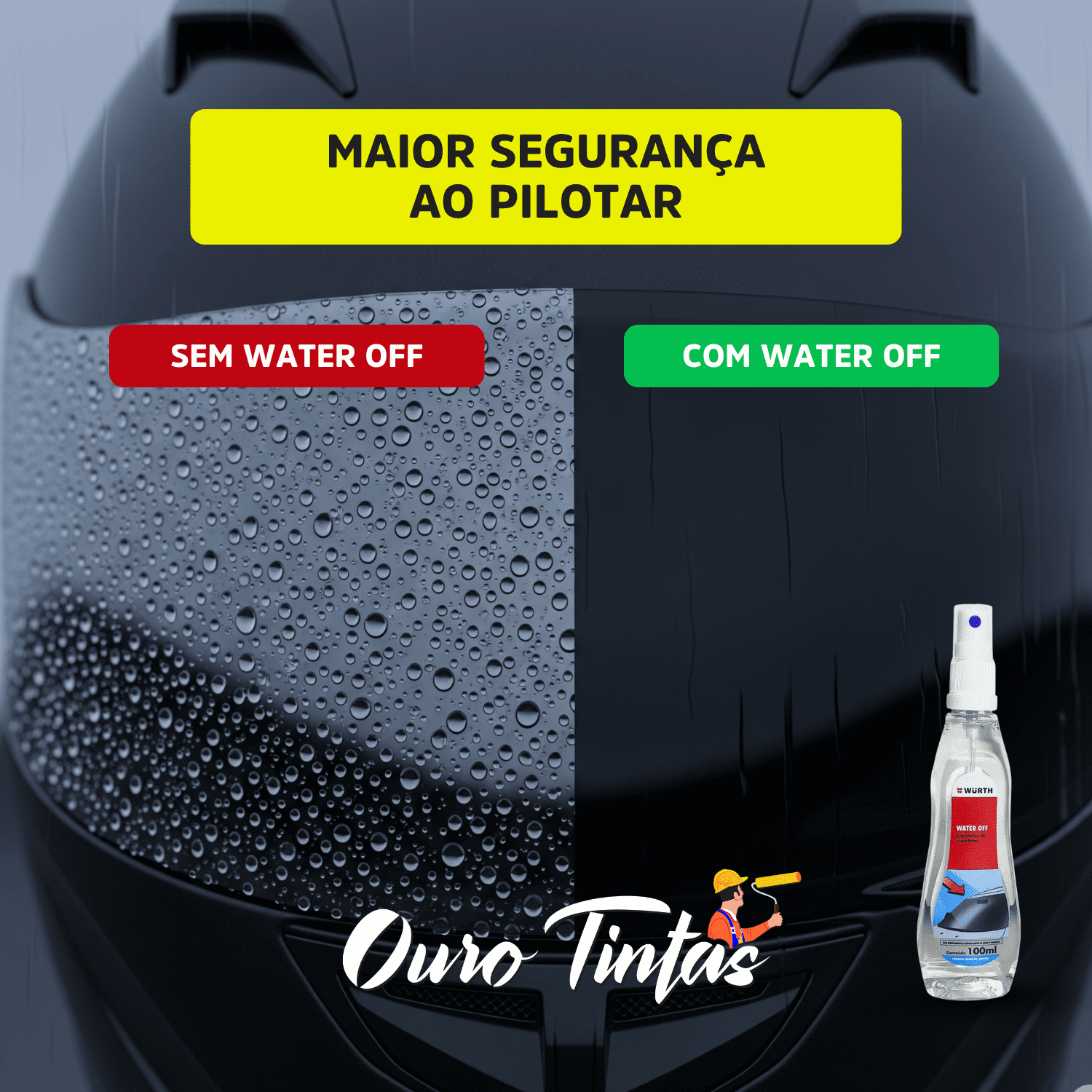 Cristalizador Water Off 100ml Wurth - Imagem 8