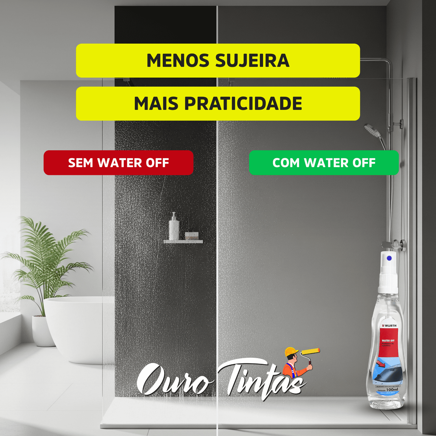 Cristalizador Water Off 100ml Wurth - Imagem 9
